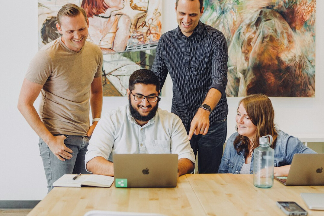 diverse group collaborating